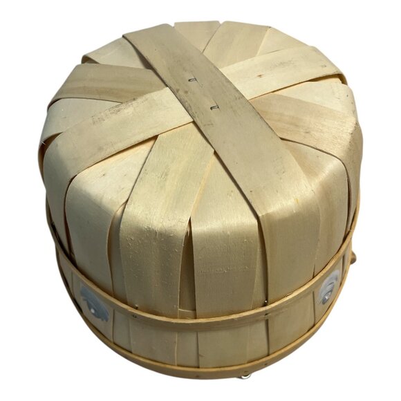 Rustic Faux Fruit & Wooden Basket Set | Red & Green Apples, 8" Banana | Farmhous - Picture 5 of 6